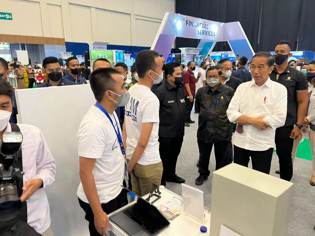 Presiden Jokowi Kunjungi Start Up Jebolan Kompetisi Pertamina Muda