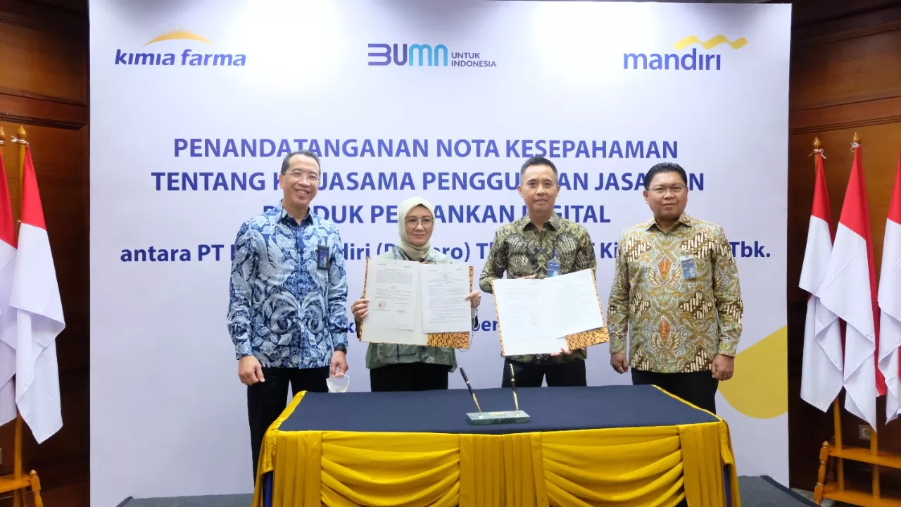 Permudah Akses Layanan Kesehatan, Kimia Farma Kolaborasi dengan Bank Mandiri 