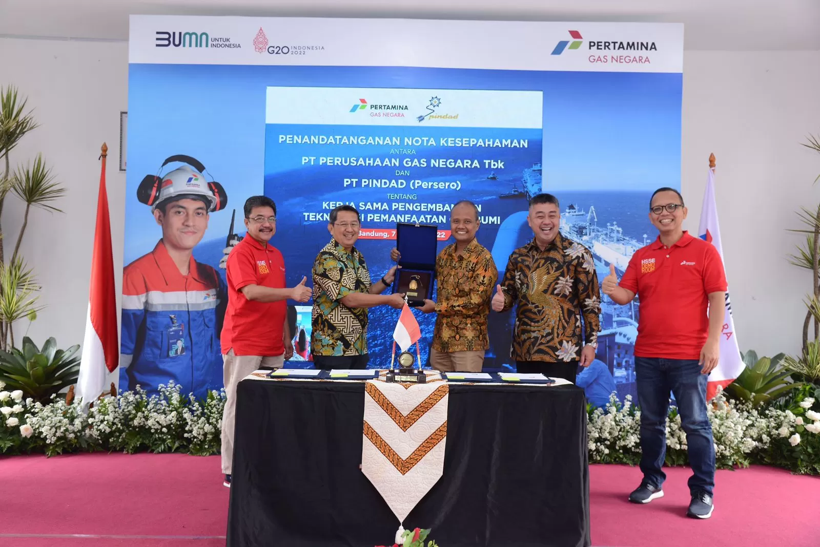 PGN Gandeng PT Pindad & PT Inti Kembangkan Infrastruktur Penunjang Gas Bumi