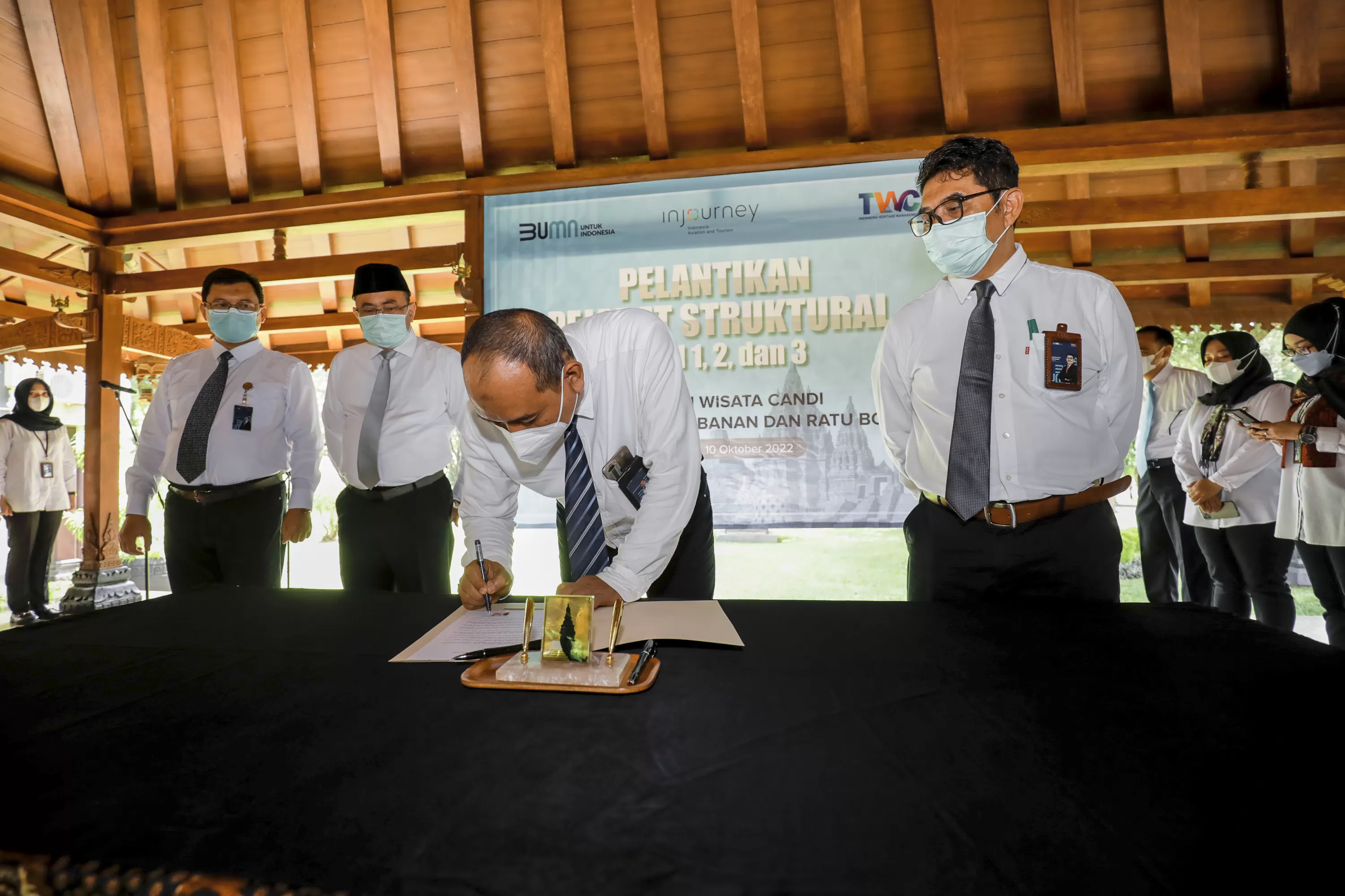 PT TWC Gelar Pelantikan Pejabat Struktural Perusahaan
