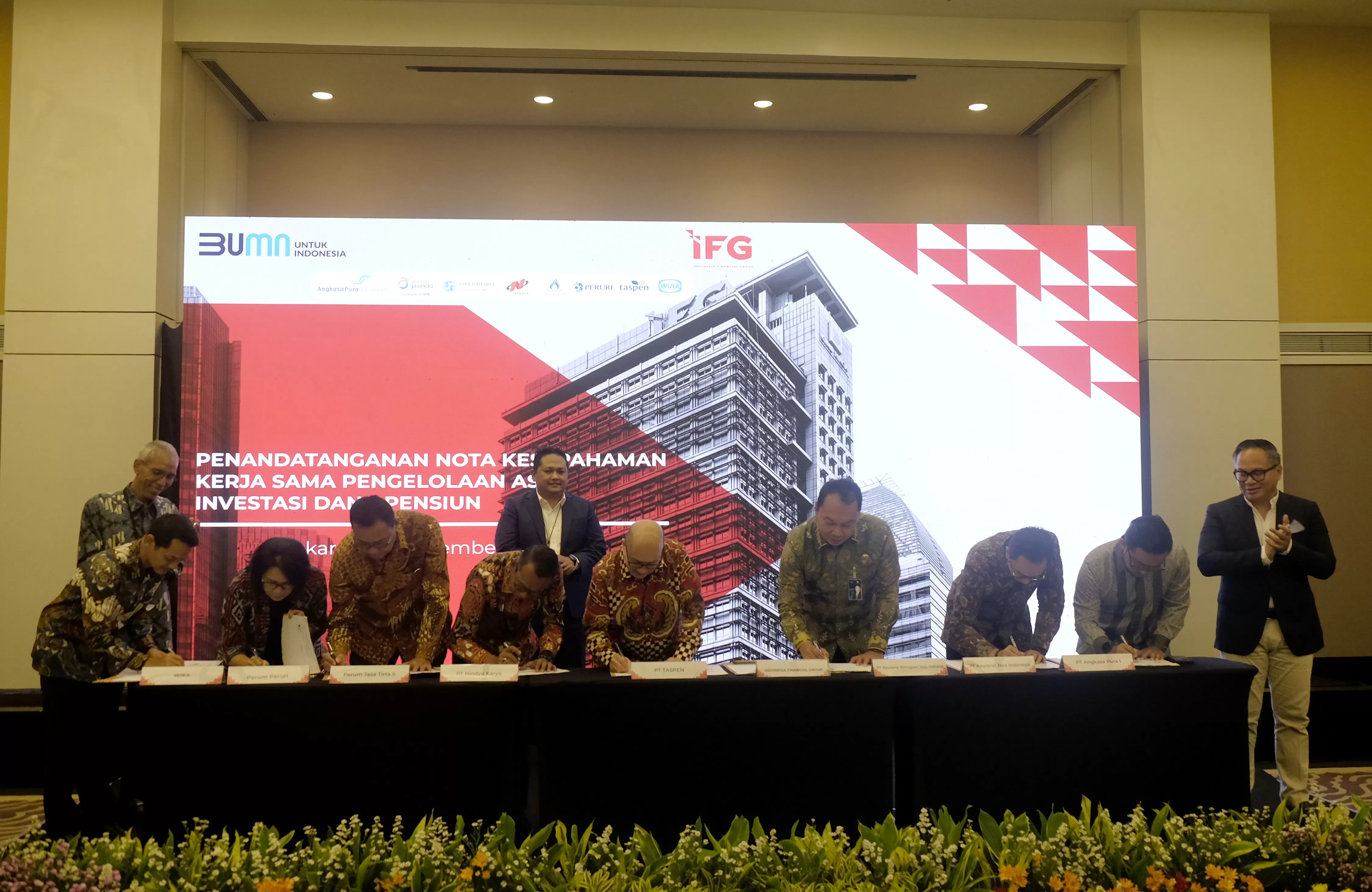 IFG dan 8 BUMN Pendiri Dana Pensiun Kerja Sama Kelola Investasi