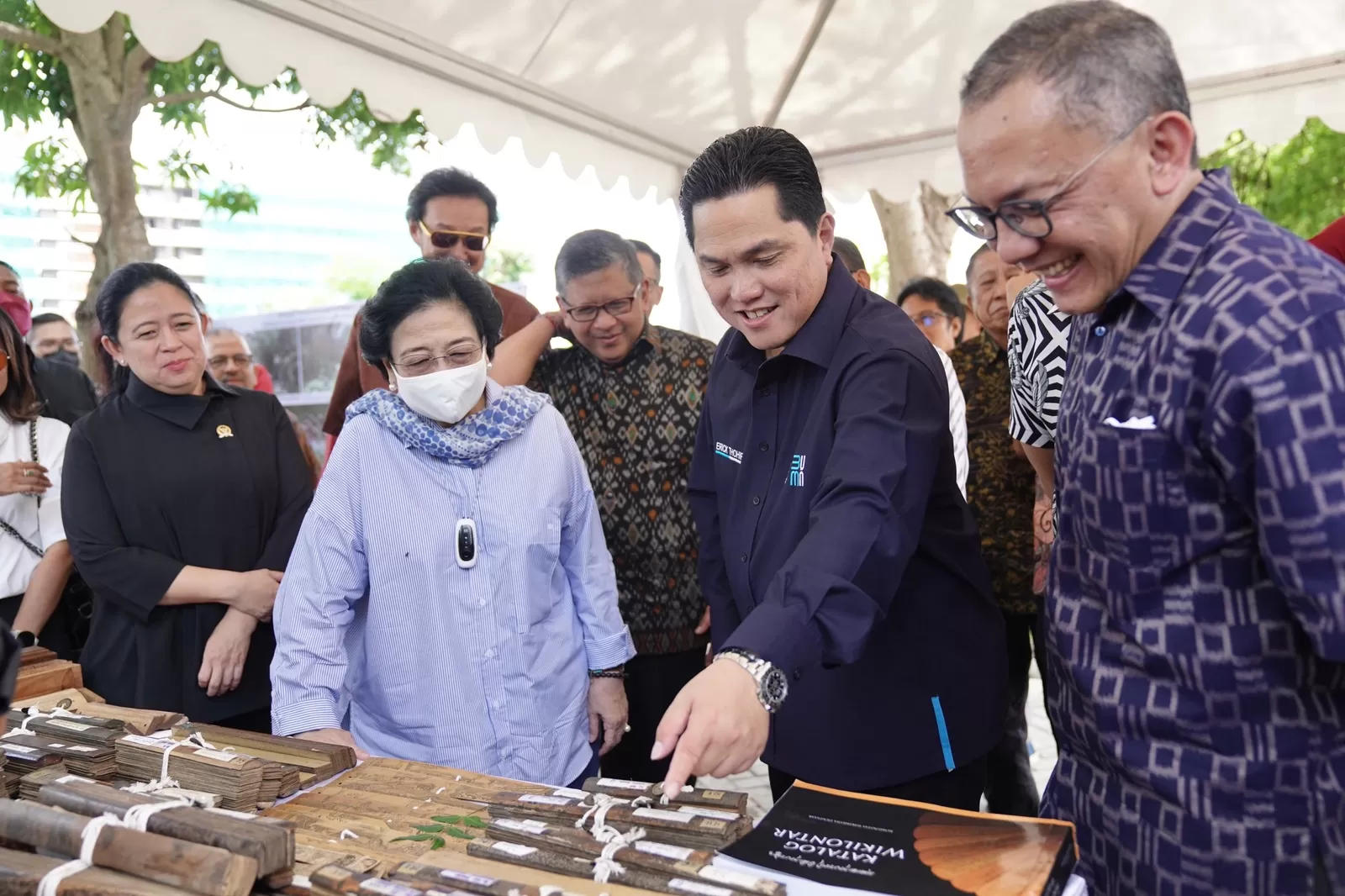  Tinjau Warisan Soekarno, Hubungan Erick Thohir dan Megawati Makin Mesra