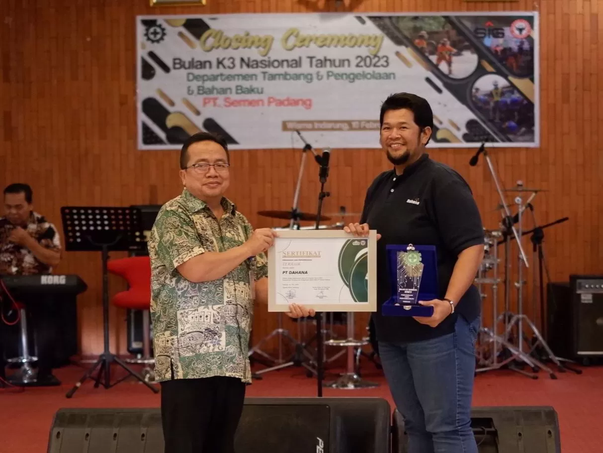 DAHANA Kembali Raih Penghargaan di Site Semen Padang