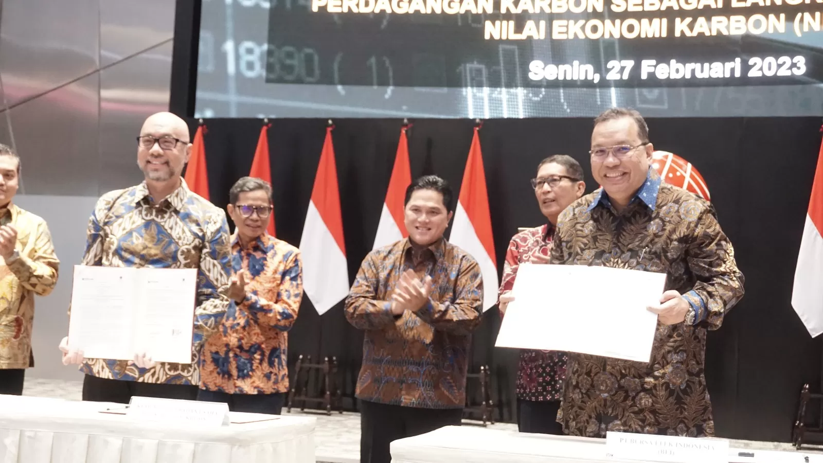 Erick Thohir Apresiasi Kerjasama Strategis IDSurvey dan BEI