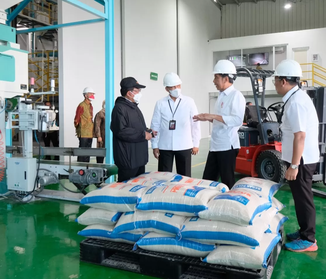 Presiden Puji Sentra Penggilingan Padi Modern Milik BULOG