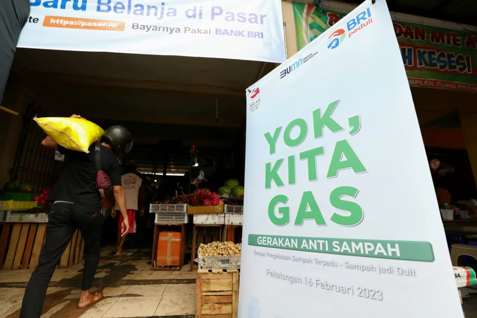 Gerakan Anti Sampah, Pasar Rogojampi Jadi Percontohan Pengelolaan Sampah