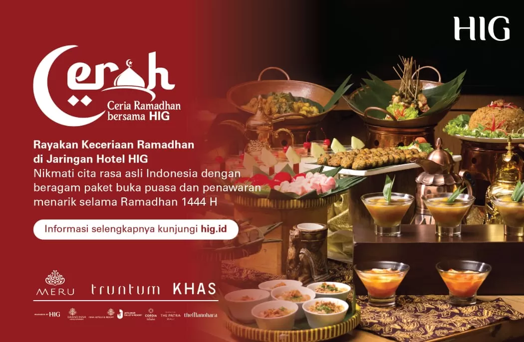 Meriahkan Ramadhan, Hotel-Hotel Jaringan HIG Tawarkan Promo ‘CERAH’ 