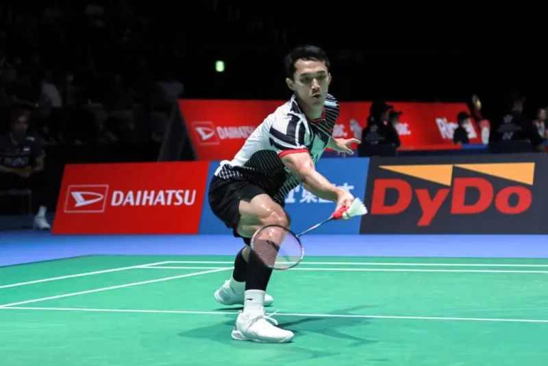 Jonatan Christie saat Kejuaraan Dunia Bulu Tangkis di tahun 2023. Kejuaraan ini kehilangan gengsinya. (PBSI)