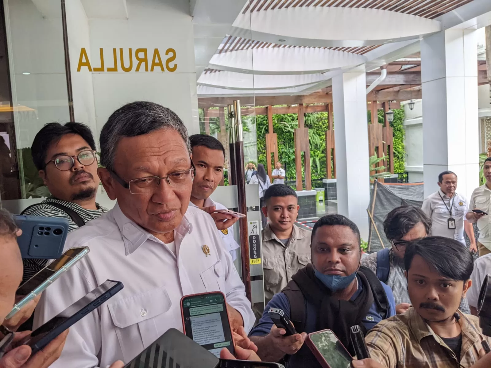 Menteri ESDM Arifin Tasrif buka suara mengenai wacana Pertalite dihapus pada 2024 (Muslimin Trisyuliono)