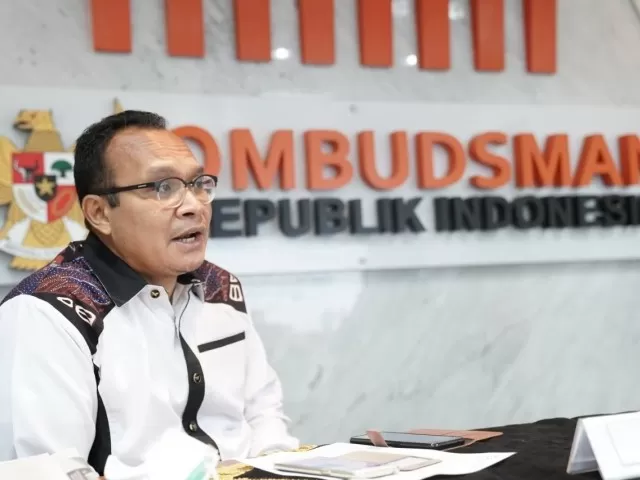 Anggota Ombudsman RI, Robert Na Endi Jaweng mengungkapkan temuan adanya dugaan politisasi bansos di masyarakat menjelang pemilu 2024.(Foto; Dok.Ombudsman RI)