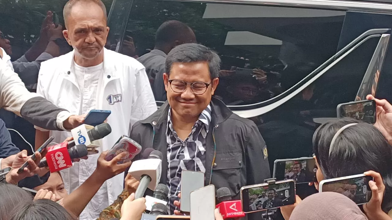 Menko PM Muhaimin Iskandar atau Cak Imin kaget dengan kabar praktik prostitusi di IKN (Foto: Konteks.co.id/ Qur'aini Hamidea Suci)