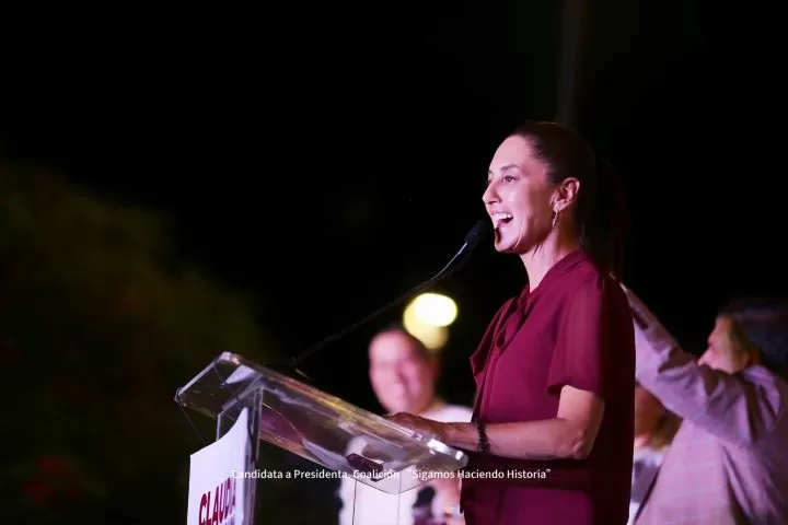 Presiden Meksiko Claudia Sheinbaum mendapat serangan pelecehan seksual saat berjalan di dekat Istana Kepresidenan. (Foto: Facebook Claudia Sheinbaum )