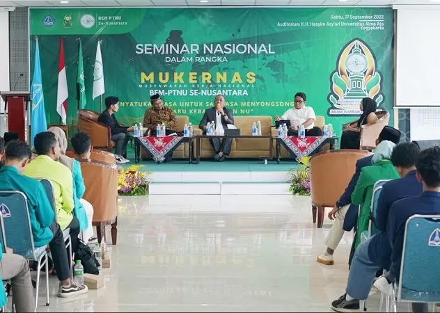 Korwil BEM PTNU DIY menjadi tuan rumah MUKERNAS VII yang dilaksanakan pada tanggal 17-19 September 2022 di Universitas Alma Ata Yogyakarta. 