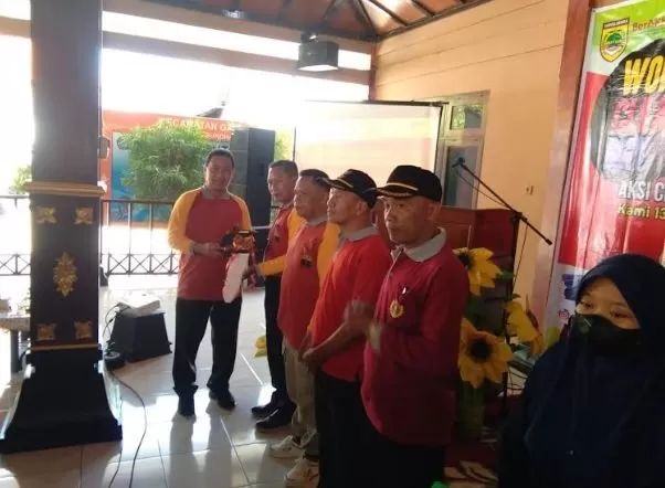 Sekda Sukoharjo Widodo saat launching Gerakan Zero Waste Family System Menuju Sukoharjo Bebas Sampah. (Foto : Wahyu Imam Ibadi)