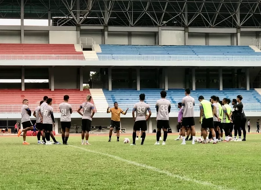 Anak-anak PSIM saat melakukan latihan. (dok)