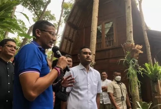 Arkamaya Sembung yang dikunjungi Sandiaga Uno. (Foto : Harminanto)