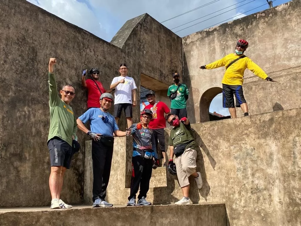 Kegiatan gowes bareng usai diskusi (Istimewa)