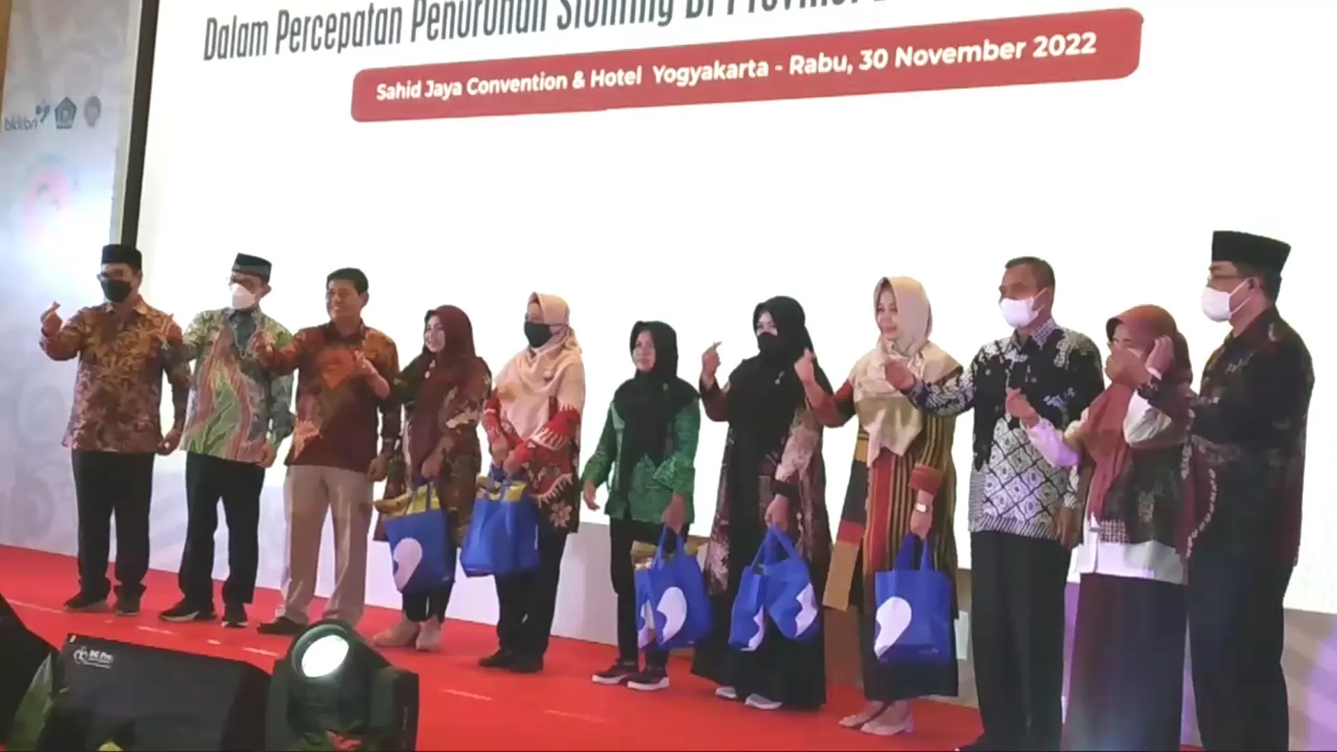 Pembukaan Sosialisasi dan Pembekalan bagi Penyuluh Agama Percepatan Penurunan Stunting di DIY.  (foto: jayadi kastari)