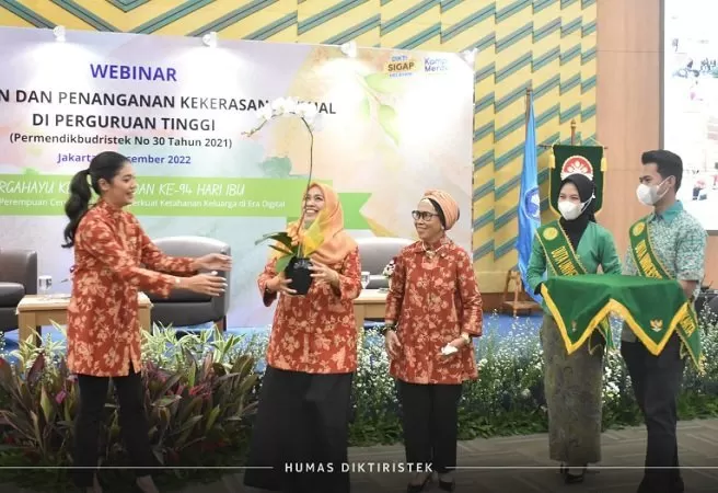 Dharma Wanita Persatuan Ditjen Diktiristek Dukung Implementasi Permendikburistek Penanganan Kekerasan Seksual di Lingkungan Perguruan Tinggi.