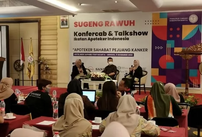  Konfercab dan talkshow PC IAI Bantul di Hotel New Saphir Yogya. (Foto: Devid Permana)