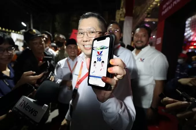 Partai Perindo ditetapkan sebagai partai peserta Pemilu dengan nomor urut 16. Itu jadi semangat yang luar biasa bagi kader, pengurus, untuk berjuang memastikan Partai Perindo bisa meraih double digit kursi di DPR RI.