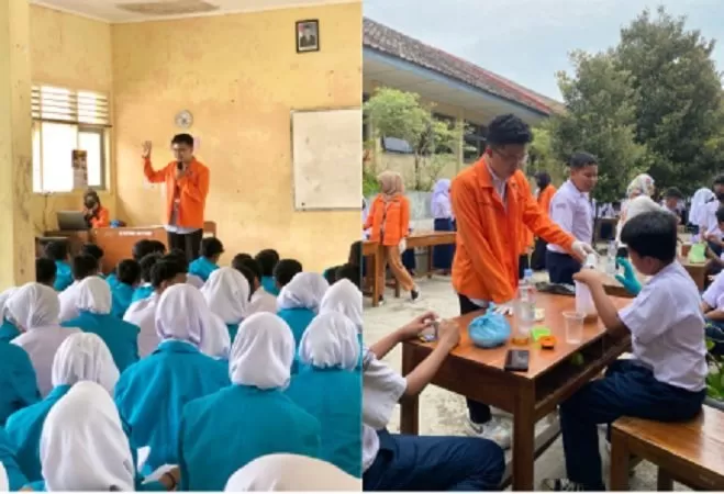 Mahasiswa KKN UAD Periode 101 Unit XXIV.B.2 berkesempatan melaksanakan pengenalan projek pembuatan sabun dari limbah minyak jelantah.