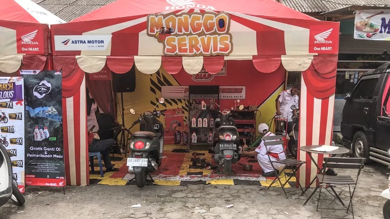 jaringan Astra Honda Authorized Service Station (AHASS) memberikan dukungan terhadap pemulihan kondisi warga terdampak erupsi Gunung Merapi di wilayah kabupaten Magelang, Temanggung, dan Wonosobo