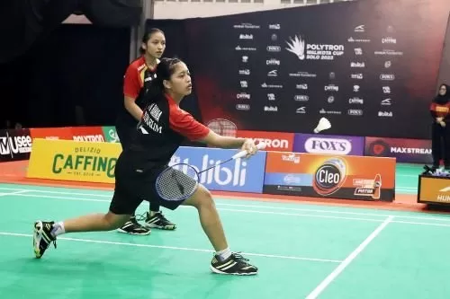 Anjani/Titis saat berjuang di perempat final  (foto: istimewa)