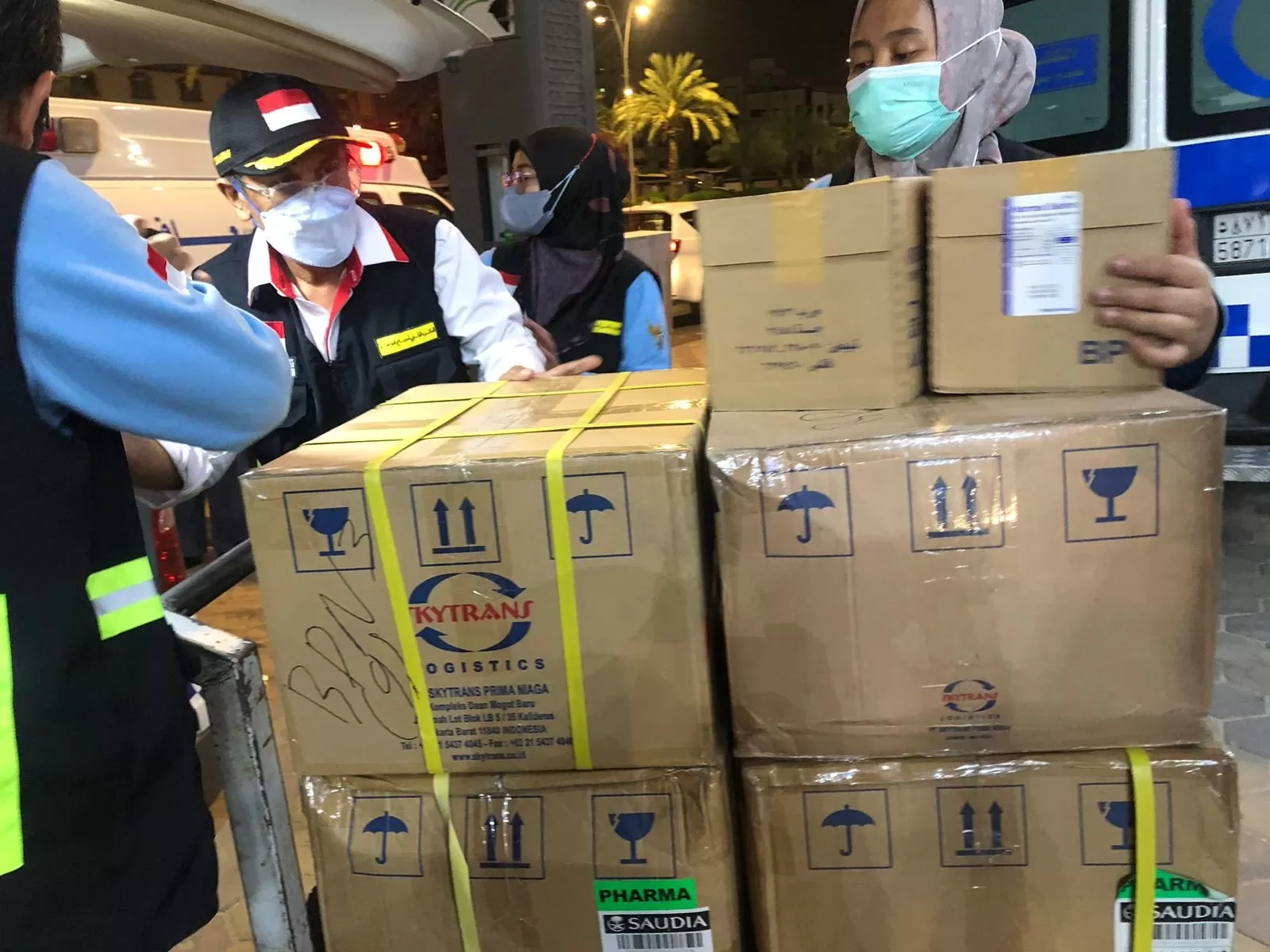 Stok obat-obatan telah datang  (foto: rini suryati)