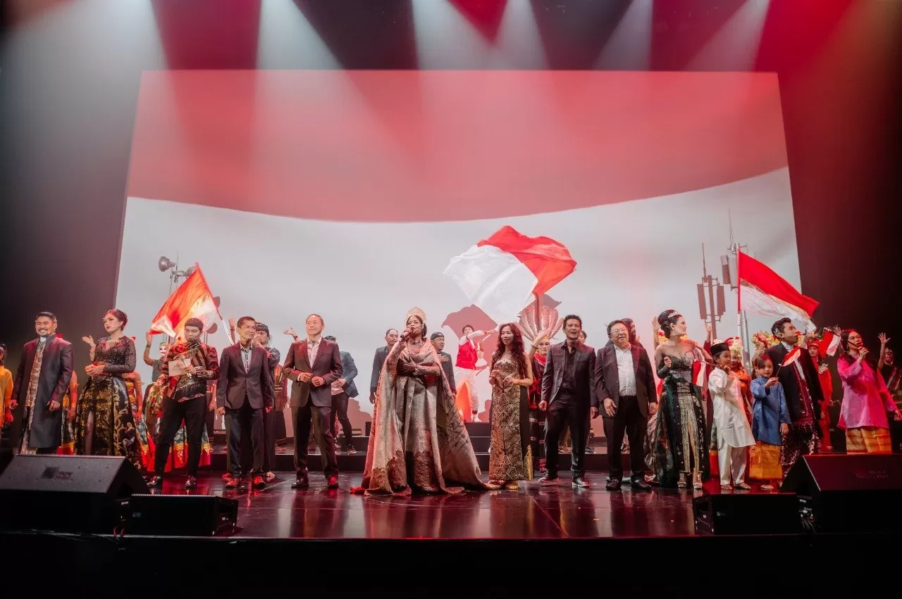 Penampilan para seniman dalam 'Pagelaran Sabang Merauke-Premiere With Live Performance'.  (ist)