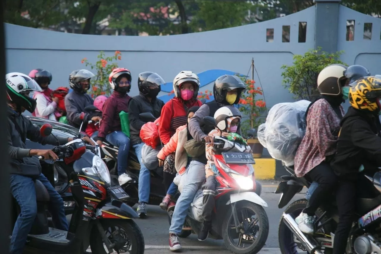 Arus balik pemudik diperkirakan meningkat mulai Jumat hingga Minggu ini.  (Ist)