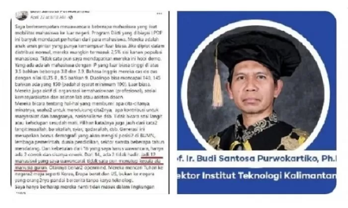 Foto : Twitter@berlianidris