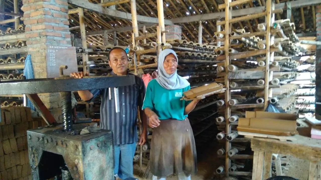 Perajin Genteng di Godean yang berusaha bangkit gapai kesuksesan kembali (istimewa)