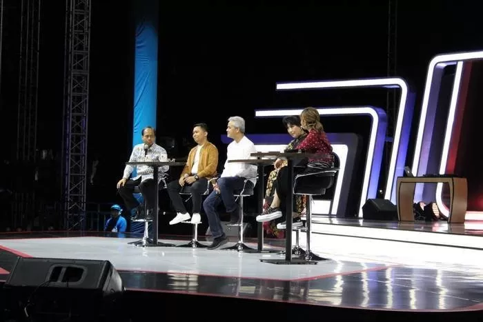 Program Mata Najwa On stage TRANS7 di Alun-alun Boyolali (Galih P)