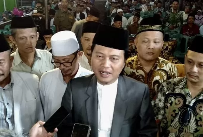 Gus Yusuf saat berbicara usai pengajian di Masjid Darrusalam Sentolo Kulonprogo. (Foto: Harminanto)