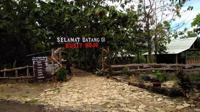 Bukit mojo dan beberapa spot selfie wisatawan (Istimewa)