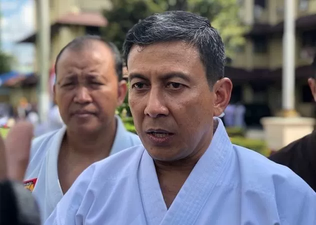 Kapolda DIY saat memberikan pernyataan pada  media. (Foto: Harminanto)