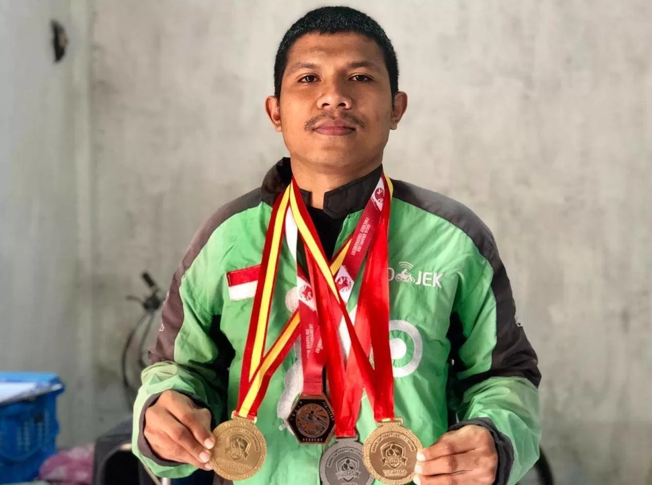 Dwi Priyanto punya cita-cita ingin mengubah hidupnya melalui olahraga grappling