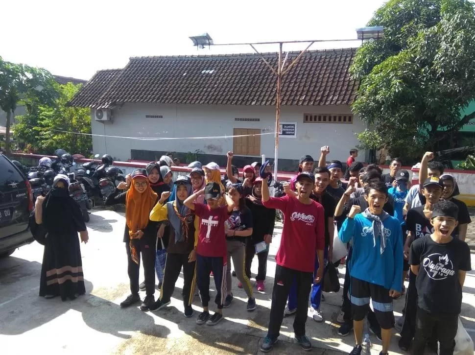 Mahasiswa Prodi Teknik Informatika Unriyo mengikuti AMT. (Foto : Devid Permana)