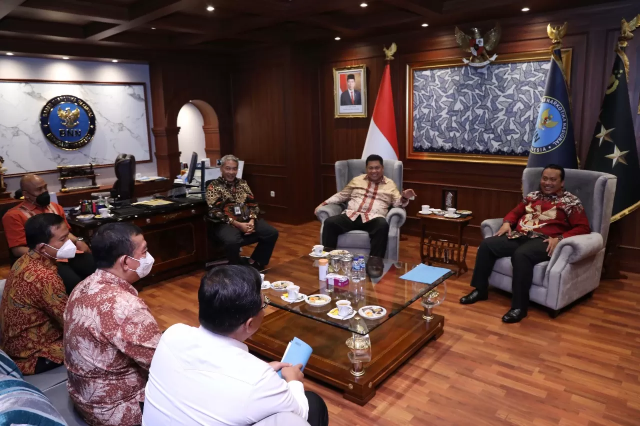 Pertemuan antara Kepala BNN RI dengan Anggota I BPK RI