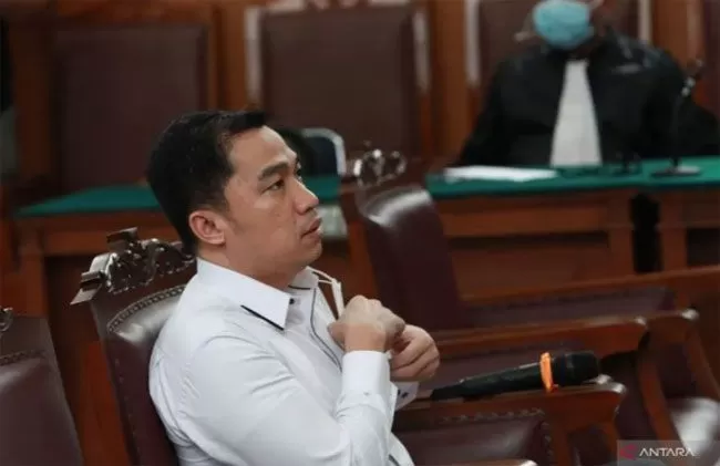 Terdakwa kasus dugaan perintangan penyidikan pembunuhan Brigadir Yosua, Arif Rachman Arifin mengikuti sidang lanjutan di PN Jakarta Selatan, Jakarta, Jumat (20/1/2023). 