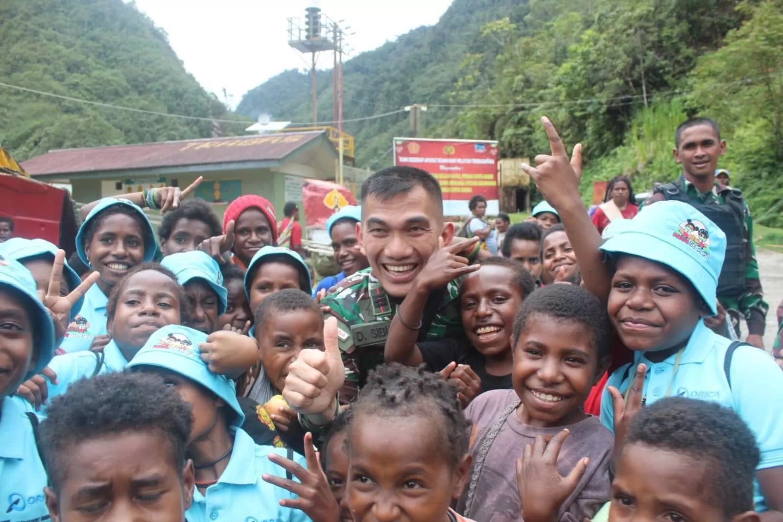 Foto: Kepulangan Satgas Pos Waa banti/Dok Puspen tni