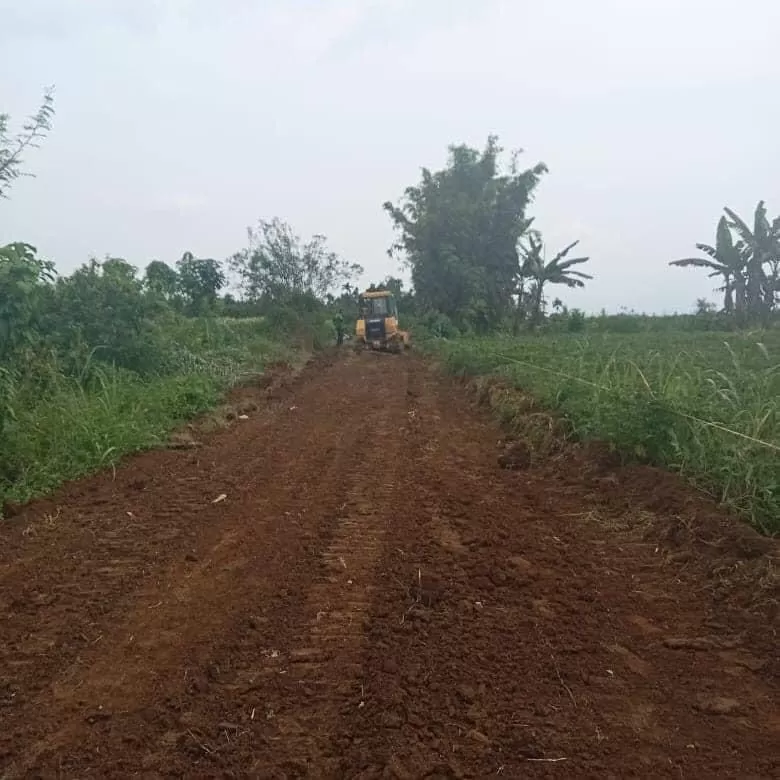 Foto: Pembukaan Jalan Baru di Kecamatan Namorambe