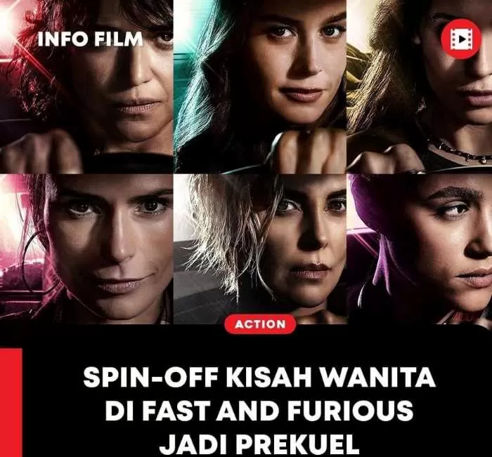 Foto: Produser fil fastadn furious Vin diesel mengembangkanspin off wanita (@info film)