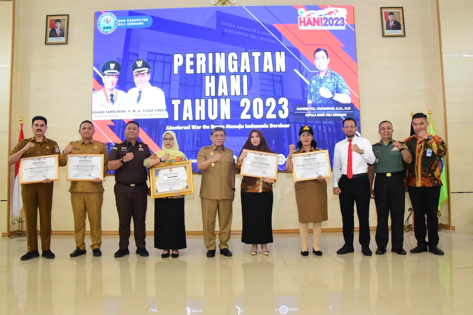 Foto: Peringati HANI, Wabup Deli Serdang, narkotika merupakan kejahatan luar biasa (Diskominfo Deli Serdang )