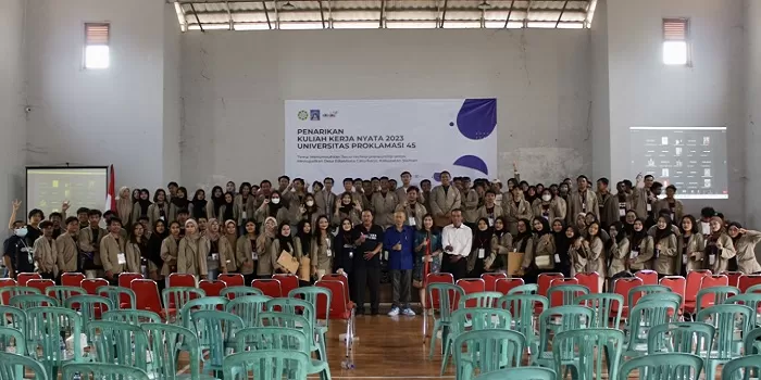   Mahasiswa UP 45 ditarik dari lokasi KKN. (Harminanto)