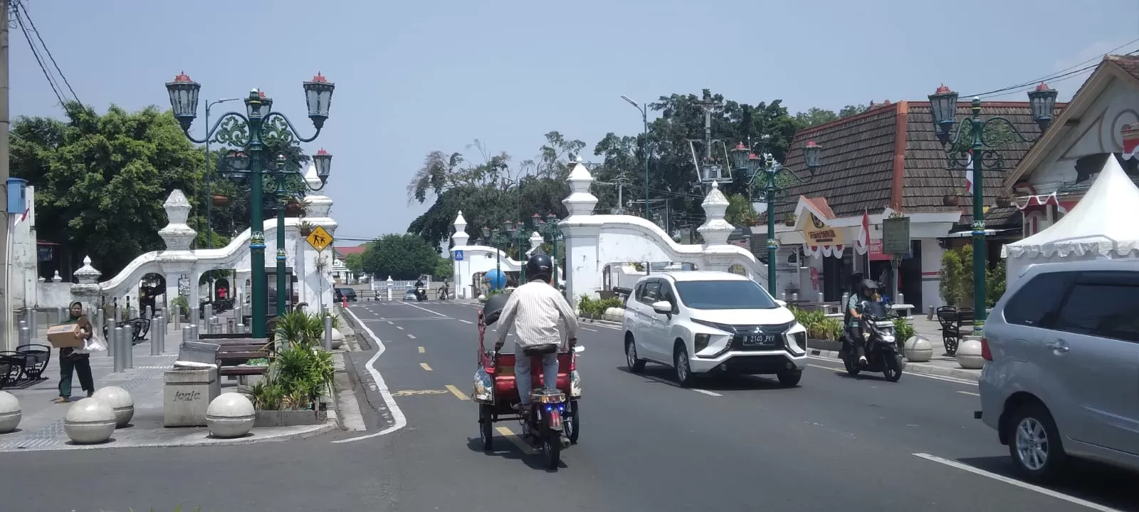 Salah satunya Jalan Pangurakan yang jadi penghubung antara kawasan Nol KM Yogya di sisi utara dengan area Kraton Yogyakarta di sisi selatan. (Foto Istimewa)
