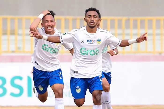 Ari Maring merayakan gol (Dok. PSIM)