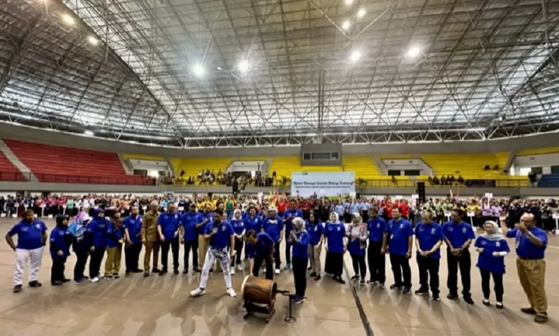 Pembukaan lomba Gobak Sodor antar OPD di Pemda DIY (Harminanto)