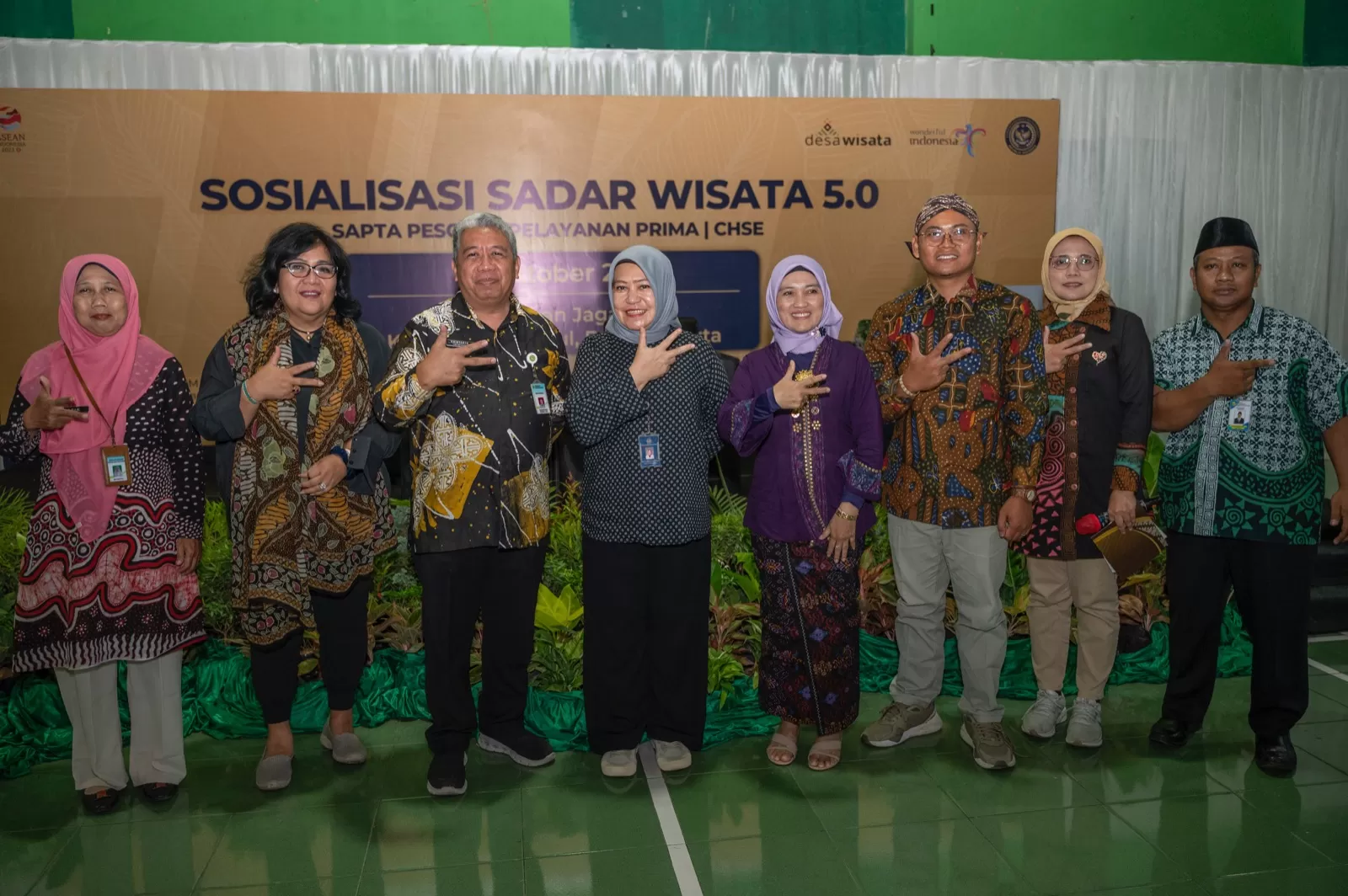 Desa wisata di Kabupaten Bantul dan Magelang di wilayah Borobudur Yogyakarta Prambanan (BYP) menjadi lokasi terakhir kegiatan Sosialisasi Sadar Wisata 5.0.  (Istimewa)